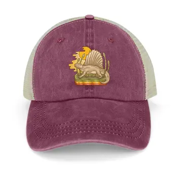 Daydream Dimetrodon | História Natural, Arte | Permiano Vida Pré-histórica Chapéu de Cowboy chapéu de pesca Chapéu de Golfe Homens de Chapéus das Mulheres